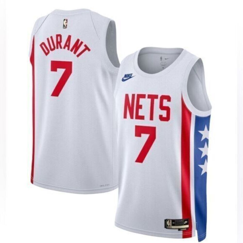 NWT NIKE NBA Kevin Durant Brooklyn Nets Classic Basketball Jersey - Size M